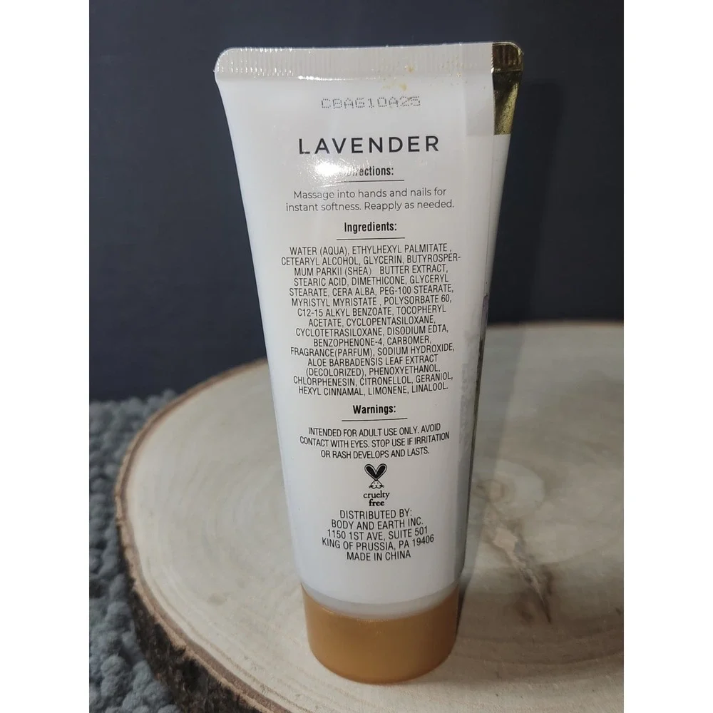 Spa Luxetique LAVENDER Hand Cream W/ SHEA BUTTER 3.4 Fl.‎ Oz.~NEW/SEALED